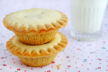 Homemade mini cakes with filling