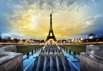 Tour Eiffel Paris - obrazy, fototapety, plakaty