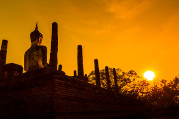Sukhothai historical park 800 years in Thailand