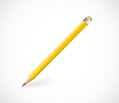 Realistic pencil vector