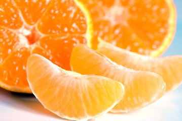 Mandarinen Nahaufnahme