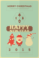 Santa Claus and Snowman