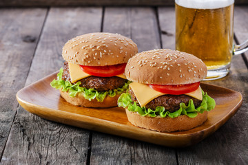 mini hamburger