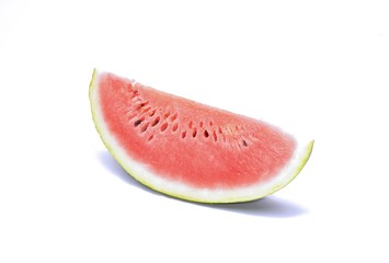 Watermelon on white background