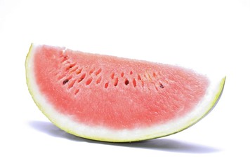 Watermelon on white background