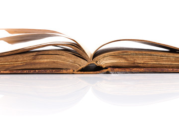 Open Book blank on white