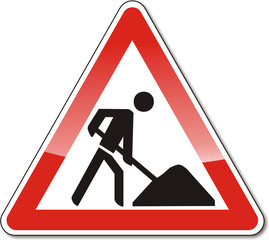 Verkehrszeichen, Baustelle