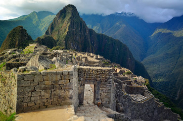 Machu Picchu main gate