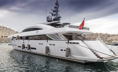 Naklejka premium Yacht