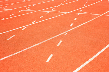 Running track for athletics