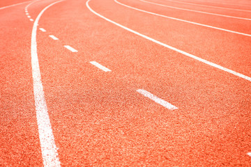 Running track for athletics