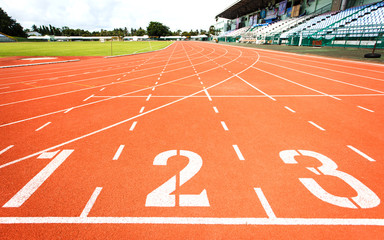 Running track for athletics