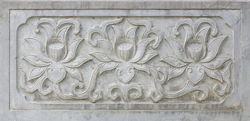 Carved sandstone background