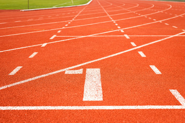 Running track for athletics