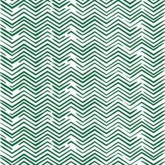 Seamless zigzag pattern in green