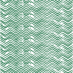 Seamless zigzag pattern in green