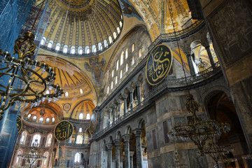 Fototapeta na wymiar Hagia Sophia in Istanbul Turkey