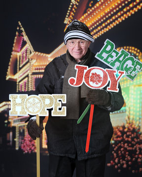 Planting Christmas Yard Signs