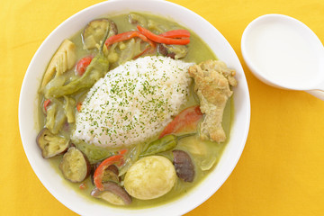 美味しそうなグリーンカレー