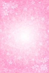 桜　年賀状　背景