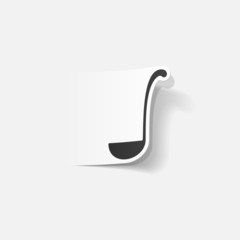 realistic design element: ladle
