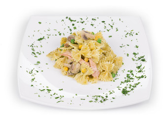 Italian pasta farfalle