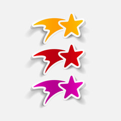 realistic design element: christmas star