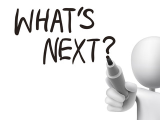 what is next words written by 3d man