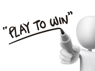 play to win words written by 3d man