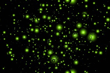 seamless pattern of green lights