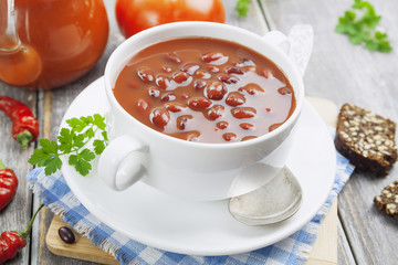 Soup with beans