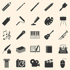Vector Set of Art Icons