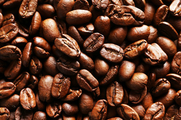 Coffee beans, close-up