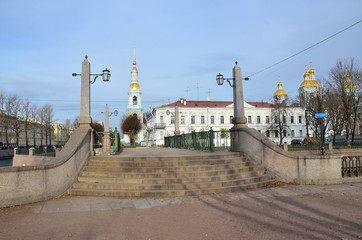 Красногвардейский мост через канал Грибоедова. Санкт-Петербург