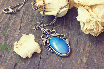 lovely vintage medallion close up