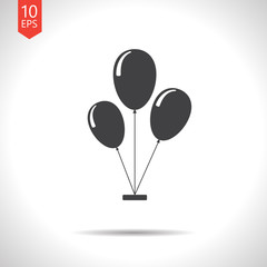 Vector balloons icon. Eps10