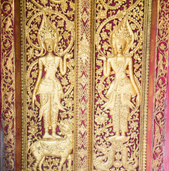Fototapeta na wymiar Temples in Luang prabang