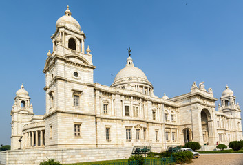 Fototapeta na wymiar Victoria Memorial in Kolkatta, India