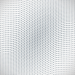 Halftone of the gray dots on gray background