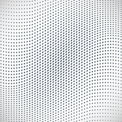 Halftone of the gray dots on gray background