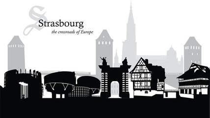 Strasbourg_Cityscape - obrazy, fototapety, plakaty