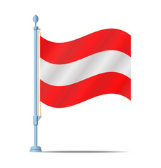 Austria flag vector