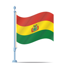 Bolivia flag vector