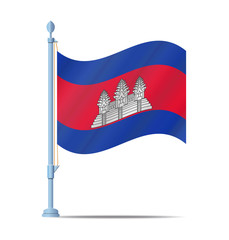 Cambodia flag vector