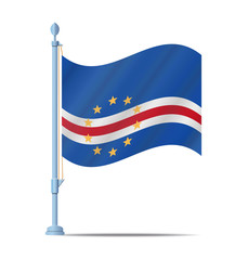 Cape Verde flag vector