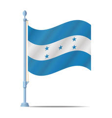 Honduras flag vector