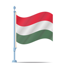 Hungary flag vector