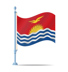 Kiribati flag vector