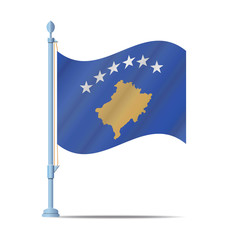 Kosovo flag vector