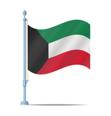 Kuwait flag vector